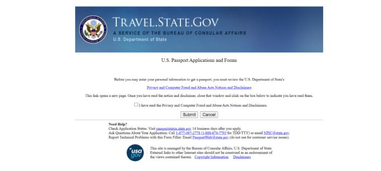 Apply For An Infant's Passport