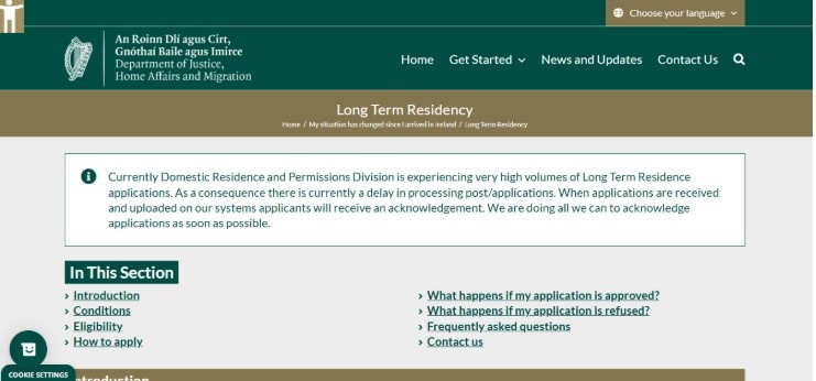 What Ireland Is Offering In the Term Residency Program?
